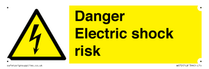 Danger Electric shock risk